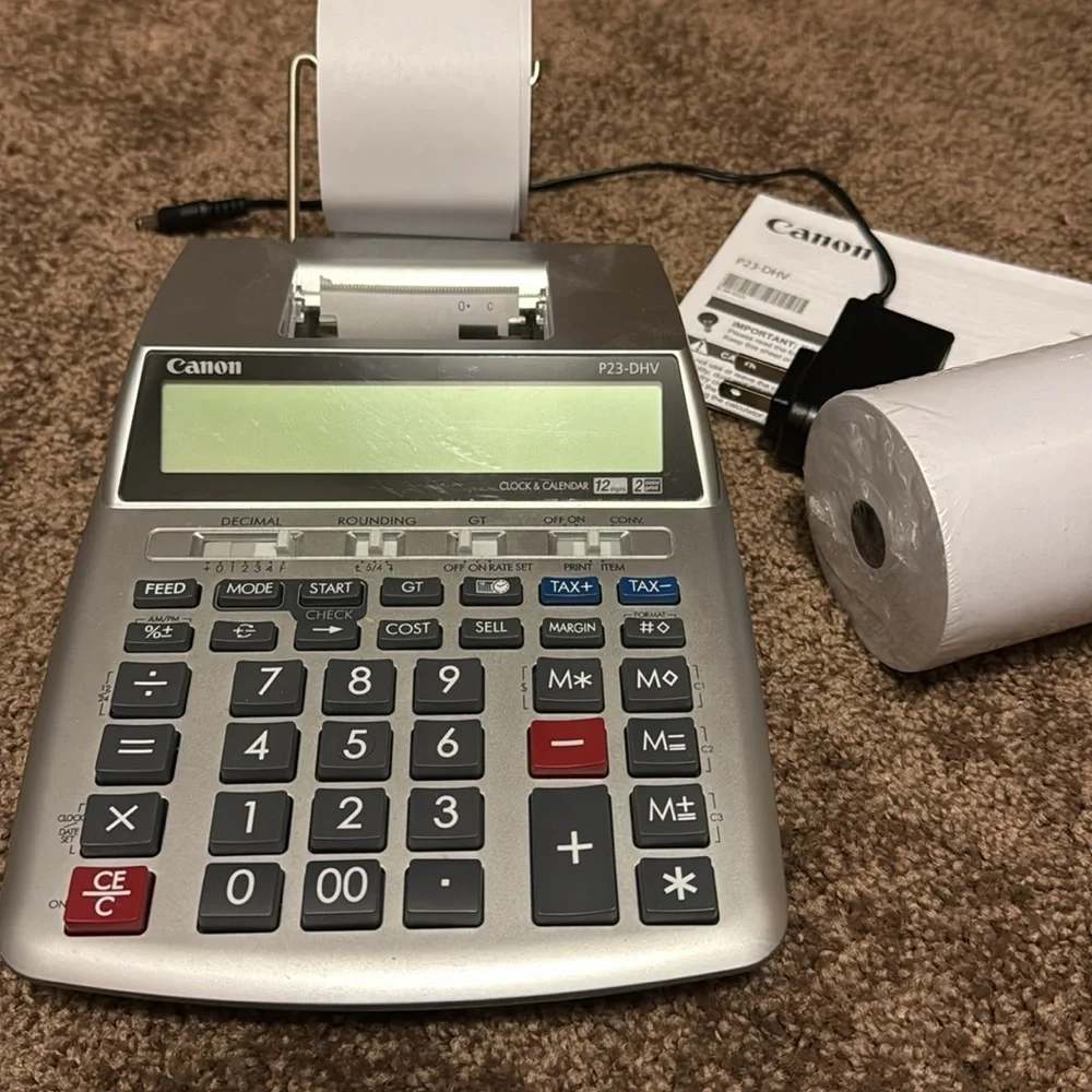 Canon P23-DHV-3 Printing Calculator